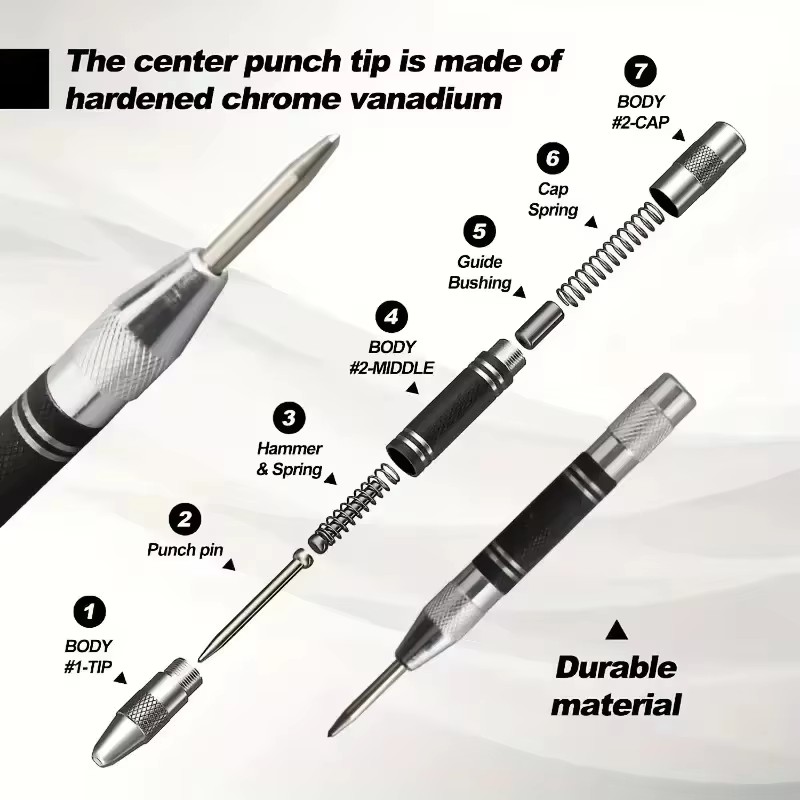 Automatische centerpons, gatma - Drill Bits recensie en prijs